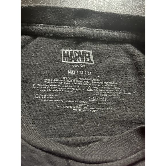 Marvel SPIDER-MAN Pointing at Spider-Man Black Shirt Men’s Size M - Picture 4 of 6